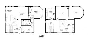 2 story modular floorplan Kent Homes